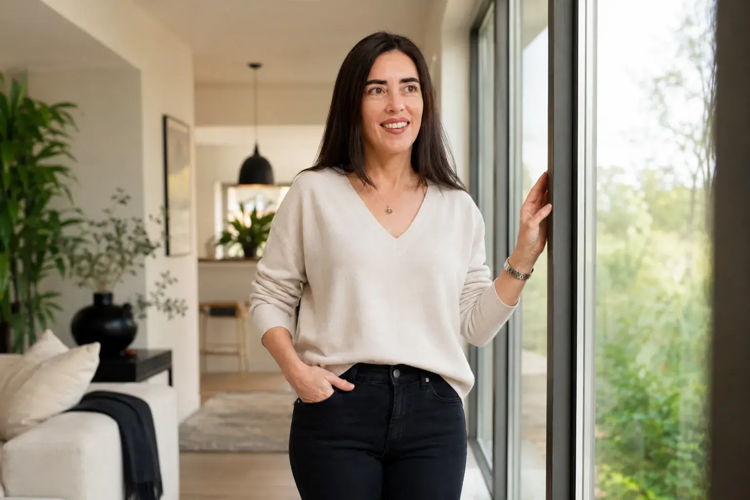 Dayana Pereira in an everyday home setting